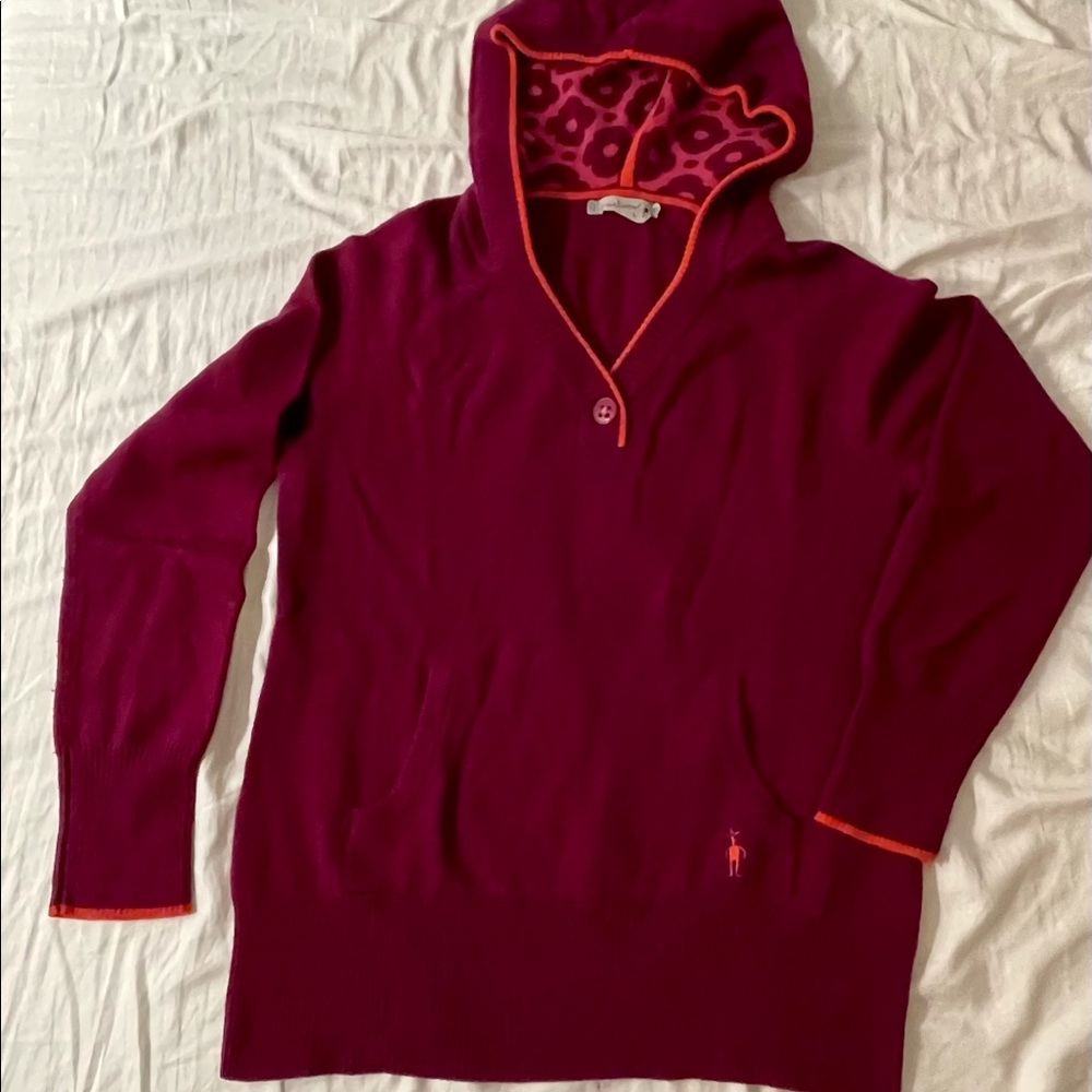 Smartwool Wool hoodie in Fuchsia sz L